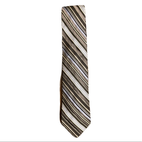 Michael Kors Men’s Striped Tie - One Size - Picture 2 of 3